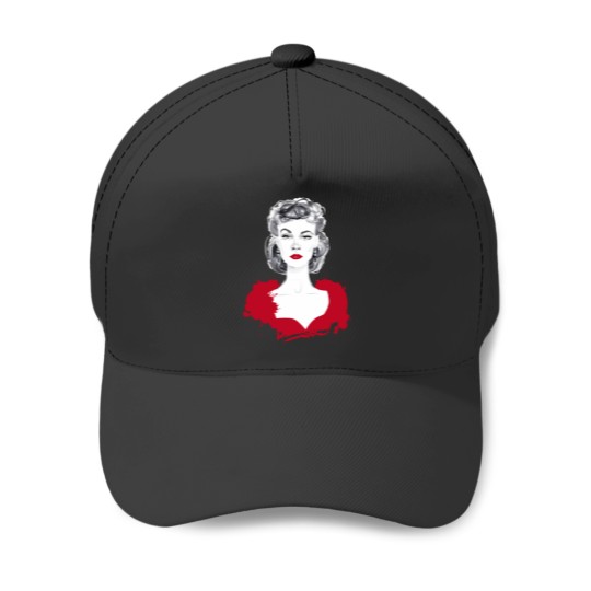Discover Burgundy or Scarlett Baseball Caps