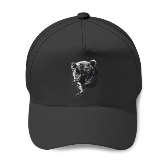 Discover Grizzly Bear Gateway To Mountains Baseball Caps