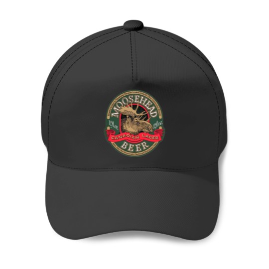 Discover 80s Mooseheads Beer Baseball Caps