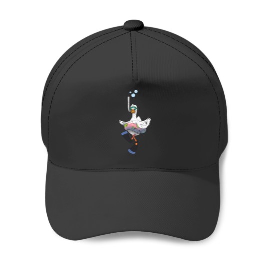 Discover diving duck Baseball Caps