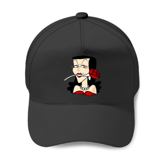 Discover Natasha Fatale Kurt Cobain Baseball Caps