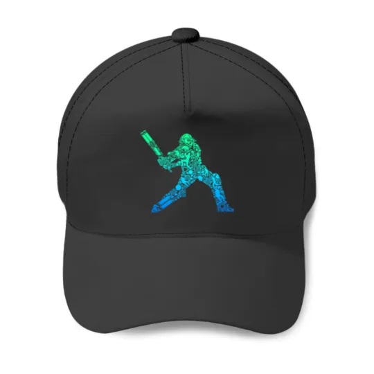 Discover Cricket Player Youth Men Boys Kids Baseball Caps