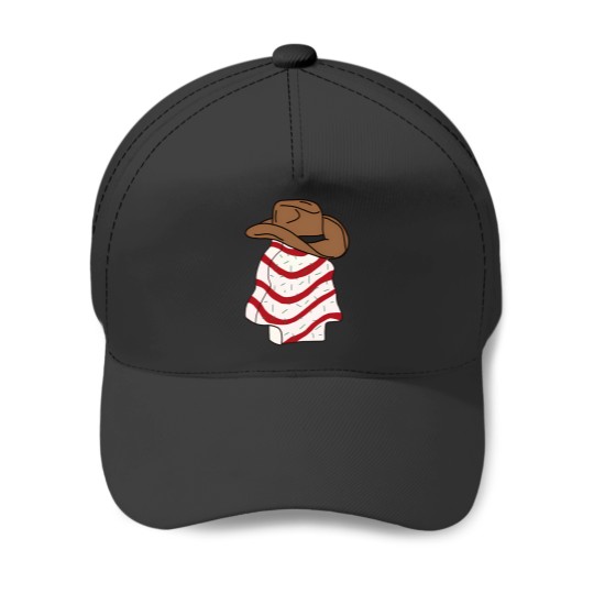 Discover Christmas Tree Cake Cowboy Baseball Caps