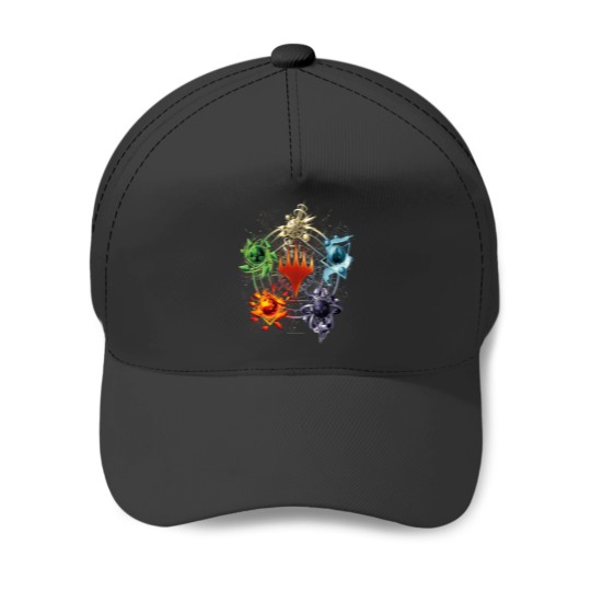 Discover Magic The Gathering Mana Symbols Epic Baseball Caps
