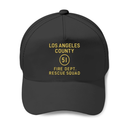 Discover Los Angeles County firess Dept. Station 51 Essential 1 Baseball Caps