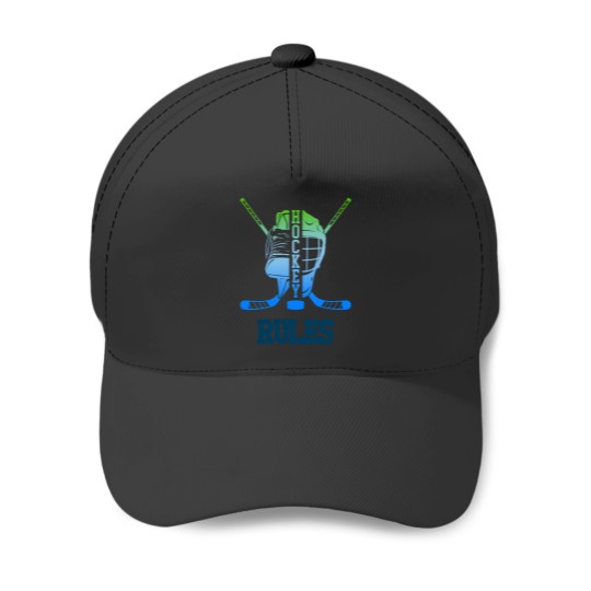 Discover Hockey Rules Give It Your Best Shot Baseball Caps