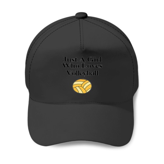 Discover Just A Girl Who Loves Volleyball 70 Baseball Caps