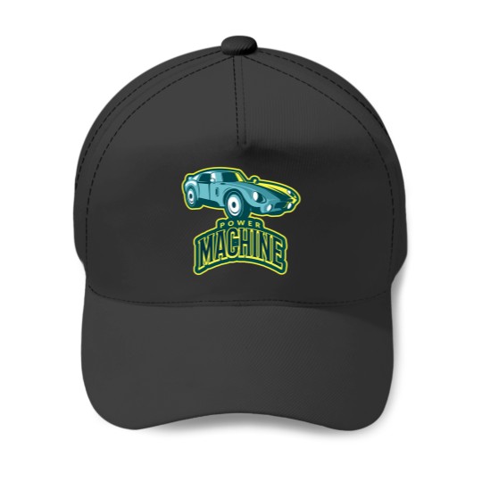 Discover Power Machine Baseball Caps