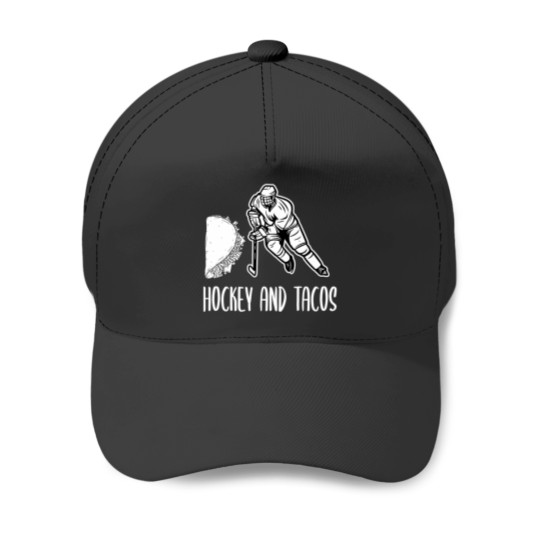 Discover Hockey And Tacos 18 Baseball Caps
