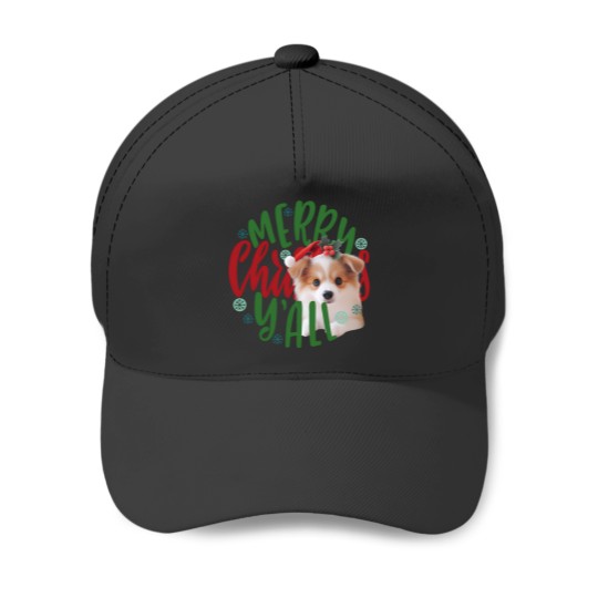 Discover Cute Dog Merry Christmas You All  Brafdesign Baseball Caps