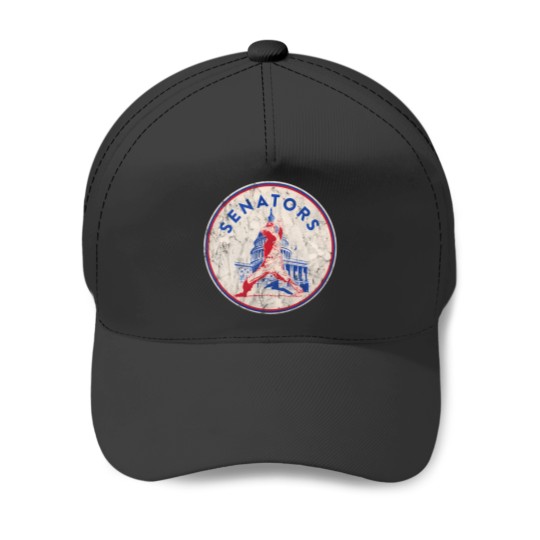 Discover Vintage Washington Senators Baseball Logo Distressed Version Baseball Caps