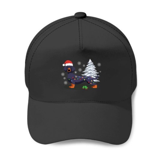 Discover Dachshund Christmas Light Decor Gift Xmas Gifts For Badge  Dog Lovers Baseball Caps