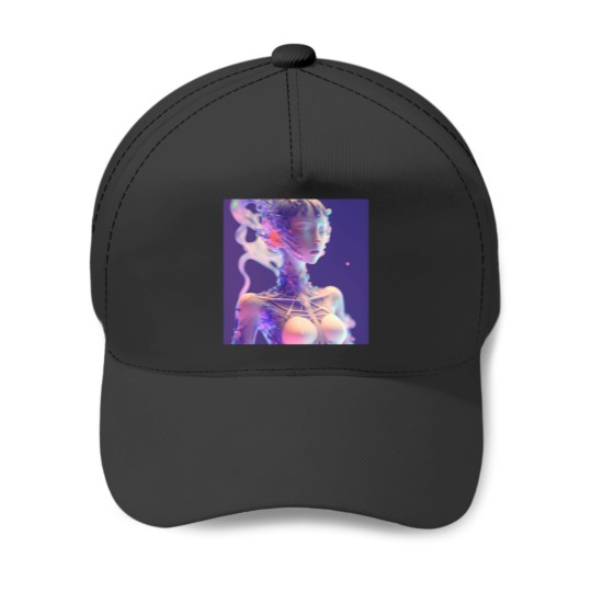 Discover Crystal mixed ceramic exoskeleton girl Baseball Caps