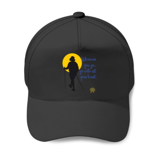 Discover Wherever You Go Go With All Your Heart 1850 Baseball Caps