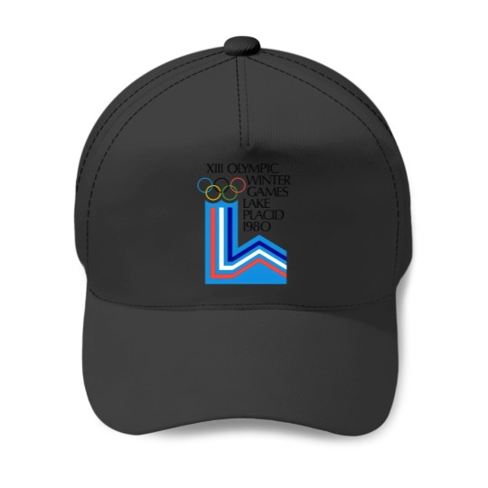 Discover Lake Placid 1980 Winter Olympics Men's Grey Baseball Caps Size S-5XL