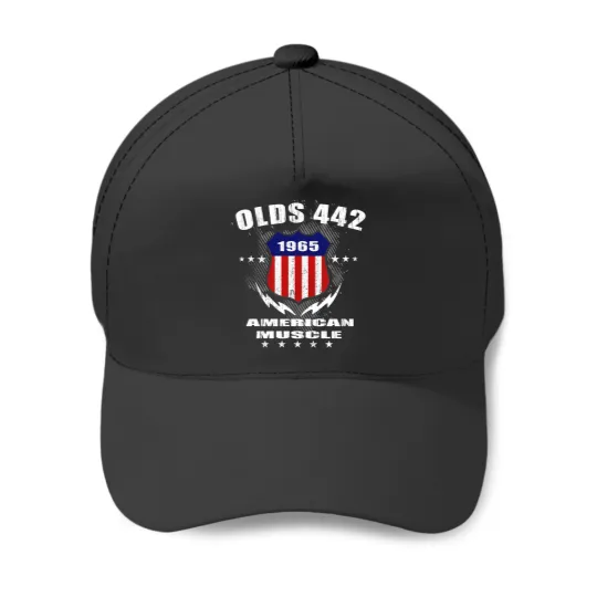 Discover 1965 Olds 442 American Muscle v3 Baseball Caps