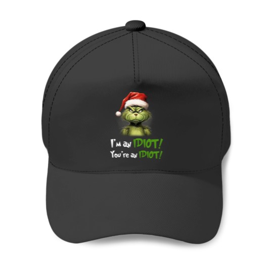 Discover funny character Christmas Baseball Caps