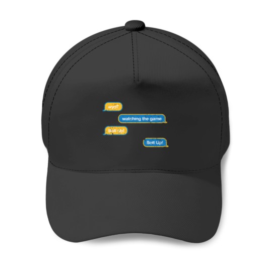 Discover WYD text message Baseball Caps