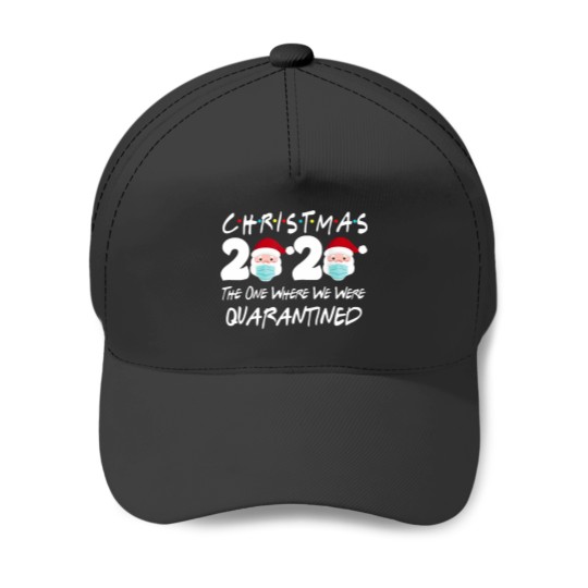 Discover Christmas 2020 Quarantine Christmas Santa Face Wearing Mask Baseball Caps