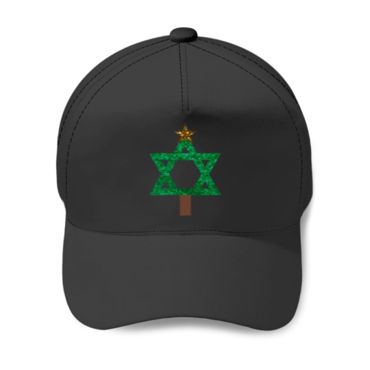 Discover Christmukkah Christmas Tree Baseball Caps
