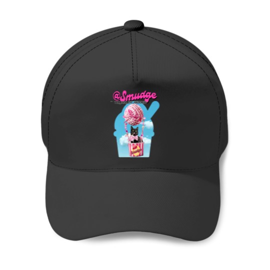 Discover Smudge In A Hot Air Ice Cream Balloon Baseball Caps