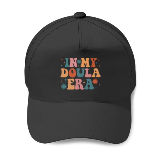 Discover In My Doula Era Funny Women Christmas Presents Baseball Caps