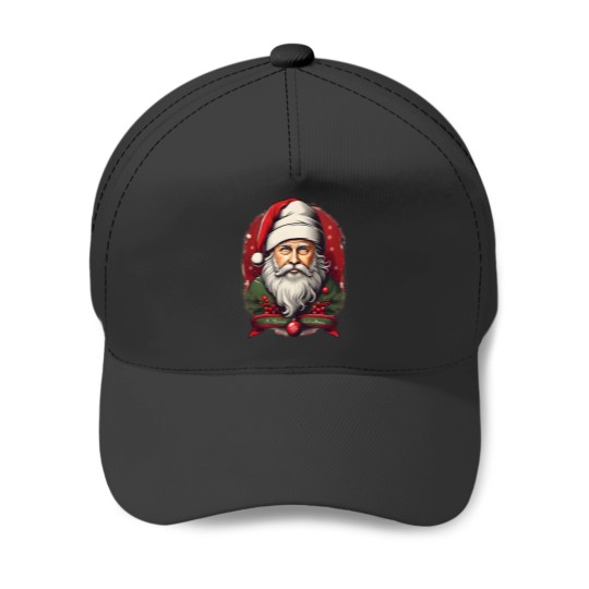 Discover santa Baseball Caps