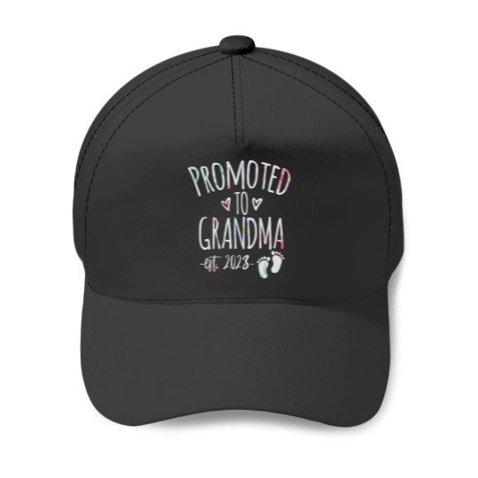 Discover Promoted to Grandma 2023 again Cute Baby Announcement Women Baseball Caps