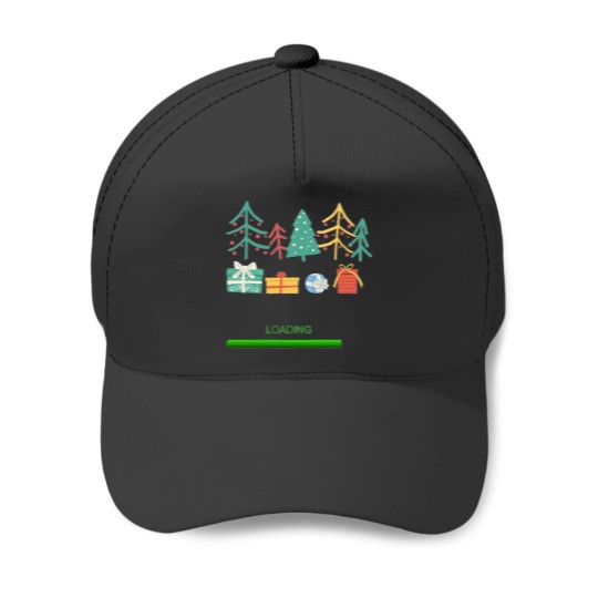 Discover Xmas Loading Baseball Caps
