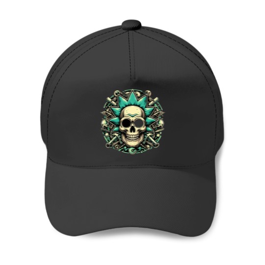 Discover Rick an Rickandmorty, Skull head Baseball Caps