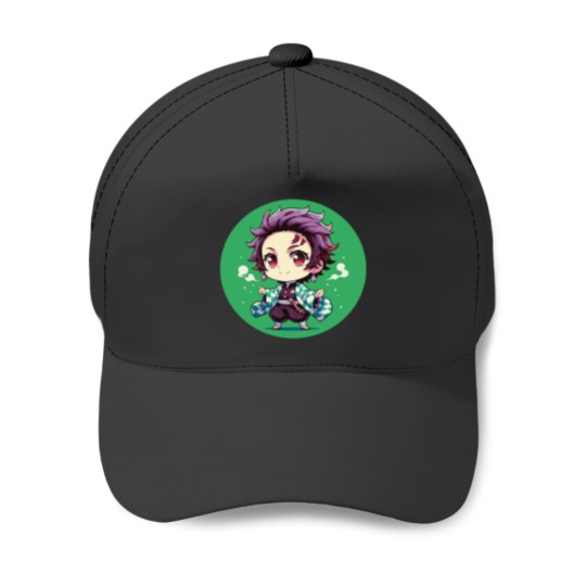 Discover Chibi tanjiror Baseball Caps
