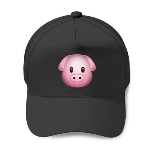 Discover Cute Pig Emojiss Baseball Caps