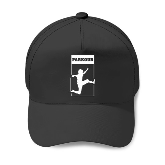 Discover PARKOUR A Black and White Defiance Baseball Caps