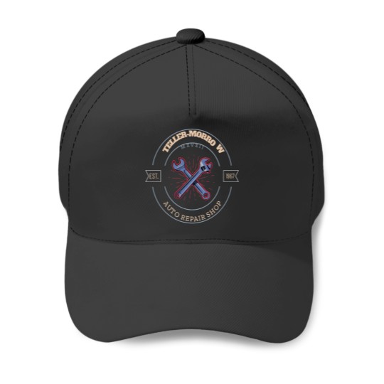 Discover Teller Morrow Automotive Repair Shop Tee Baseball Caps
