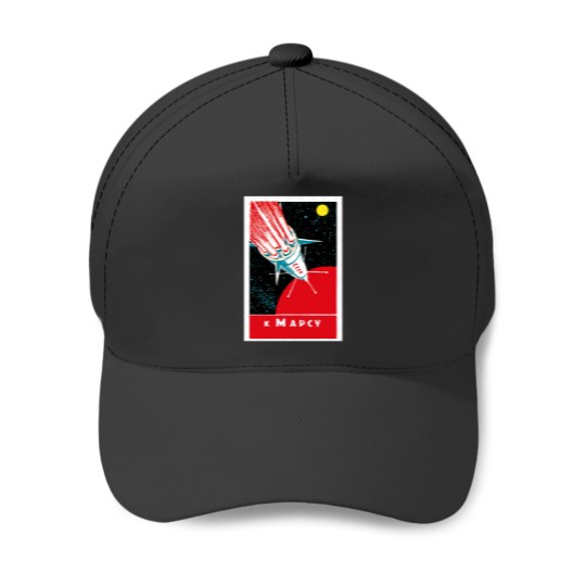 Discover To Mars! Sovietss Space Art Baseball Caps