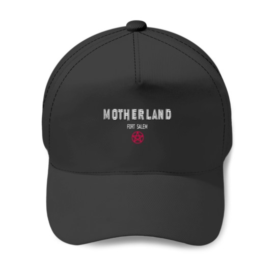 Discover Motherland Fort Salem Logo Baseball Caps