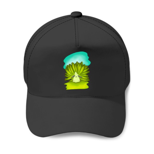 Discover Cute leaf sheep design Active Baseball Caps