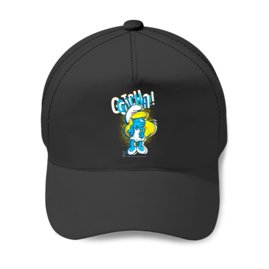 Discover The Smuurfs Smurfette Gotcha! Winky face Baseball Caps