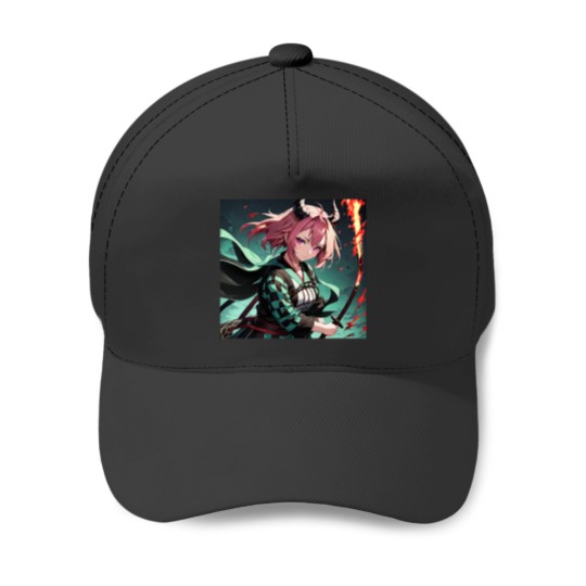 Discover Demon Slayerss Girl With swordss Baseball Caps