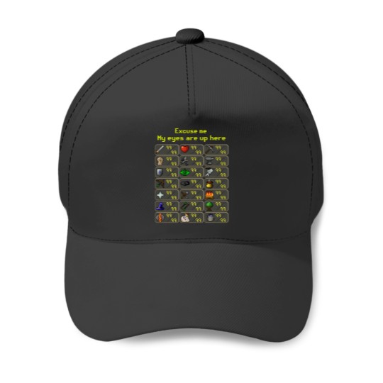 Discover Excuse Me My Eyes Are Up Here Game Baseball Caps