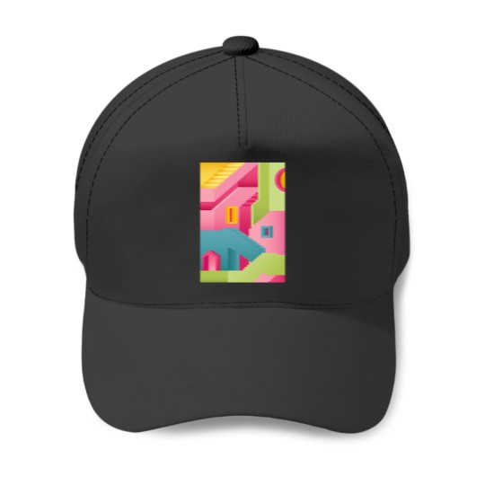 Discover sq game Poster Architecture Dcor Baseball Caps