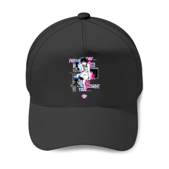 Discover QR Lain Windows Baseball Caps