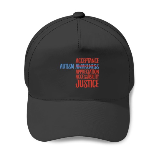 Discover Autism Acceptance Baseball Caps