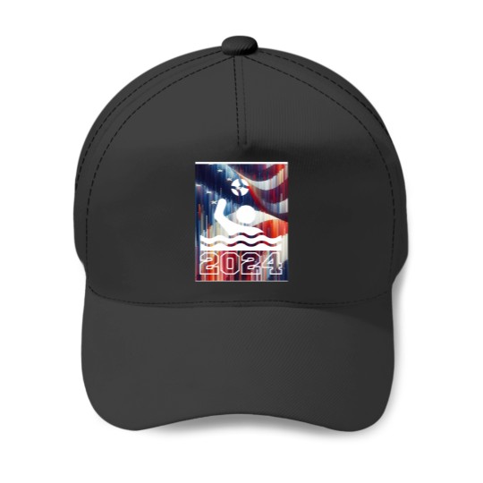 Discover Waterpolo American Flag 2024 Baseball Caps