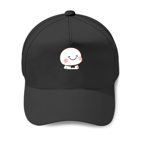 Discover BuBus smile! Happy BuBu Panda face Baseball Caps