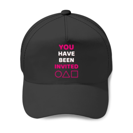 Discover Squid Cosplay Netflix Korean Drama Series  Movie Lovers   You Have Been Invited Baseball Caps