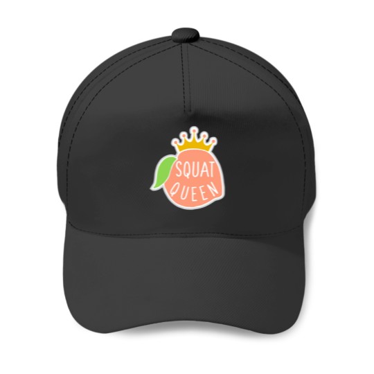 Discover quat queen' peach Baseball Caps
