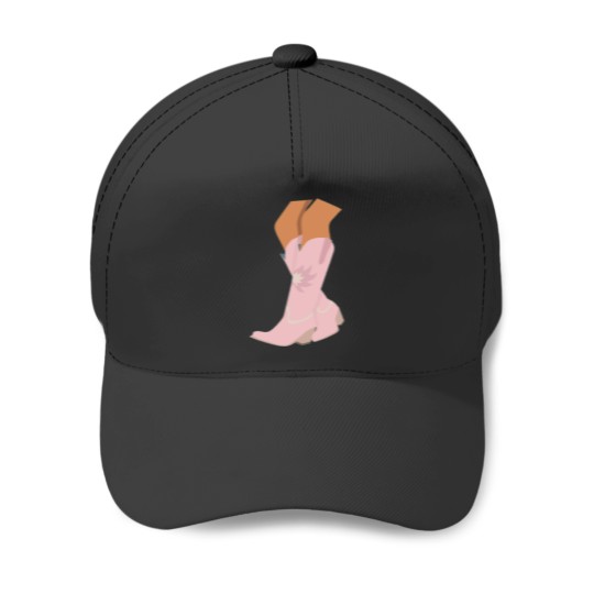 Discover Pink Cowgirl Boots Baseball Caps