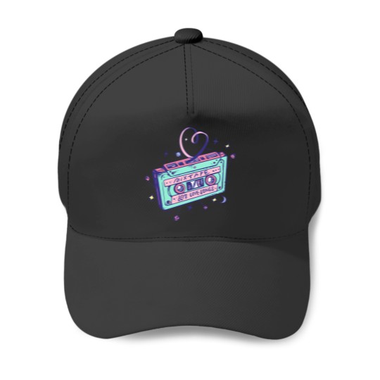 Discover 80S Love Songs Mixtape Baseball Caps