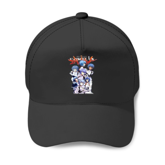 Discover Rei Ayanami Evangelion Baseball Caps